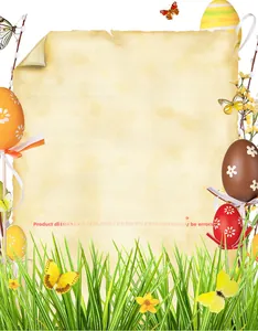 Detailed size and weight specs for the Easter rattan wreath with 45x38.7cm dimensions