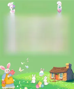 Detaillierte Maße des 23,2 cm x 24,2 cm Filz-Oster-Haarreifens für Kinder und Partys