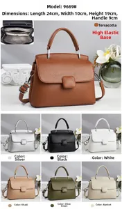 Guide des tailles et options de couleurs pour le sac à main en cuir grainé