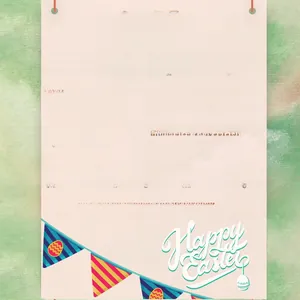 Easter glasses product specification card showing PVC material and dimensions for party props