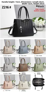 Macro view of textured wavy leather handbag with multi-color options and flower charm