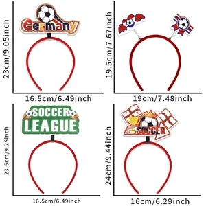 Soccer fan headbands for World Cup with Germany Netherlands and England team designs