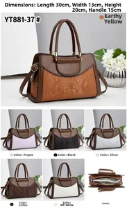 Detail view of contrast stitching pillow bag with dimensions 30x13x20cm and fashion logo