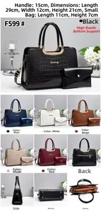 Detail of stone-patterned tote bag set with metal handle and detachable shoulder strap