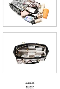 Internal structure of Chinese style embroidered handbag showing large capacity and pockets