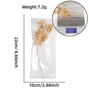 Tallos de bayas doradas artificiales decoración navideña 22cm para hogar festivo
