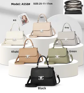Internal three-layer accordion structure of the textured faux leather shoulder bag