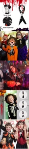 Detail of Halloween skull bandana with elastic rope strap for party costume accessories