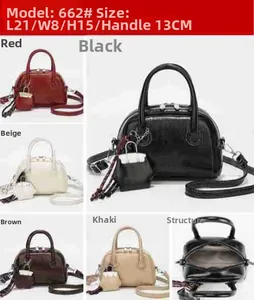 Guide des tailles et options de couleurs pour le sac à main bandoulière en cuir