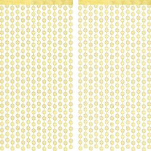 Goldener 2m Discokugel-Fransenvorhang für Geburtstags- und Hochzeitsfeier-Hintergrundwände