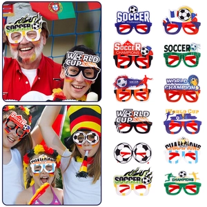 Soccer Theme Party Decorative Glasses Football Championship Celebration Props For Fans Bars Clubs Game Day Sport Eyewear