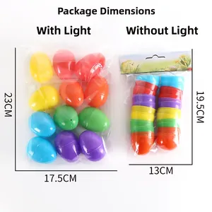 Confronto dettagliato tra uova di Pasqua a LED e set di uova in plastica decorative