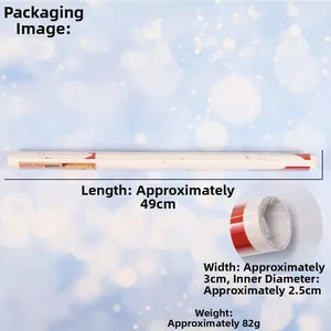 Detailed view of Halloween static sticker roll packaging with size 49cm and model HYG-201