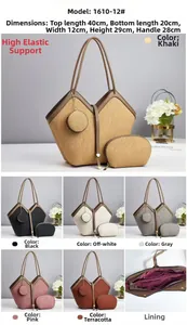 Détails du grand sac cabas avec dimensions 40x20x29cm et compartiment intérieur zippé
