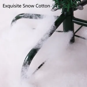 Artificial fluffy snow cotton for Christmas tree base and winter landscape decoration