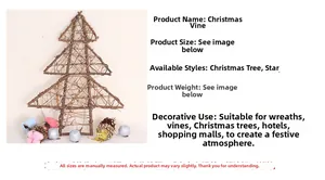 Handgefertigte Weihnachtsbaum-Ranke aus Naturzweigen mit Tannenzapfen und Baumwolle