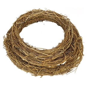 Base de couronne en rotin brun naturel pour décoration florale de Noël DIY