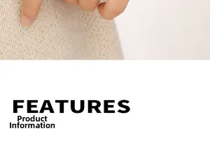 Nahaufnahme der cremefarbenen Stricktextur zeigt die Weichheit und Qualität der Premiumwolle