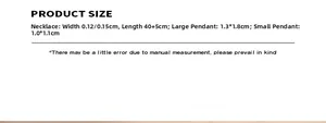 Guide des tailles montrant la longueur du collier 40+5cm et du pendentif opale