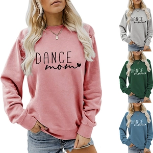 Détails des sweats Dance Mom en rose, gris, vert foncé et bleu canard pour femmes