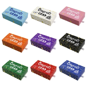 Graduation Surprise Pull-out Gift Box Congrats GRAD Party Decor Cardboard DIY Explosion Box For Graduates Celebration