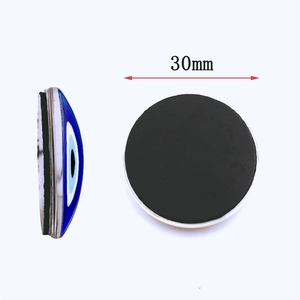 30mm Turkish Evil Eye crystal glass fridge magnet with magnetic back for home decoration