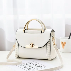 Sac À Épaule En Cuir PU Pour Femmes Avec Poignée Métallique Dorée Détail Tissé Sac À Main Élégant Bandoulière Mode Carré