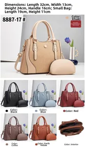 Detailansicht von Shopper und Beutel mit Plisseestruktur aus Kunstleder und Maßen