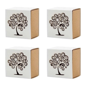 European tree of life gift boxes with hollow birdcage design for wedding favors