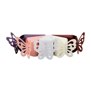 European style hollow butterfly paper candy box for wedding and gift packaging