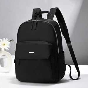Minimalist Waterproof Nylon Backpack Large Capacity Fashion Lightweight Commuter Travel School Bag For Women Students