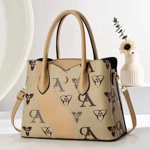 Sac à main chic imprimé patchwork avec poignées et bandoulière réglable