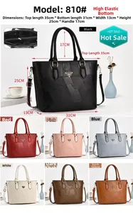 Tabella taglie dettagliata per borsa a secchiello in pelle patchwork e vari colori