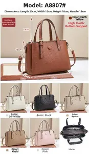 Detail view of large tote handbag with dimensions 25x12x18cm and inner compartments