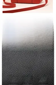Close-up of litchi texture PU leather and soft material details of the shoulder bag