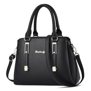 Borsa A Mano Da Donna Pelle PU Motivo Litchi Grande Capacità Borsa A Tracolla Elegante Casual Borsa Con Manico Superiore Ufficio Signora
