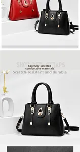 Detailed macro view of scratch-resistant pebble leather and gold metallic hardware