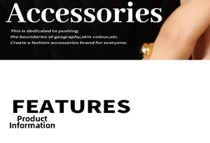 Detail of 18K gold plated zircon necklace on a model with elegant minimalist branding