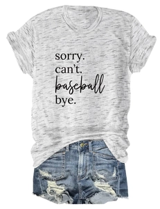 Detail view of the heather grey t-shirt with letter print and distressed denim shorts