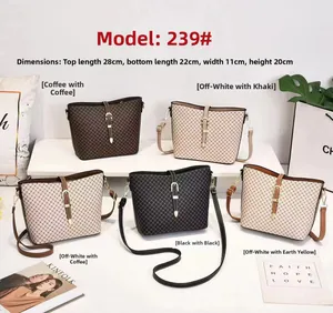 Detailed dimensions and multi-color collection of textured bucket bags for women