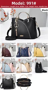 Detailed size specifications and dimensions for this multi-color leather bucket handbag