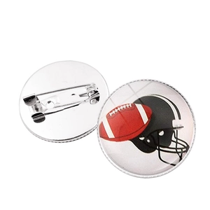 Rugby und Helm Emaille-Anstecknadel mit Sicherheitsnadel für Sportfans und Souvenirs