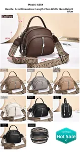 Vue détaillée du sac à main multicouche en cuir souple avec bandoulière ethnique et dimensions