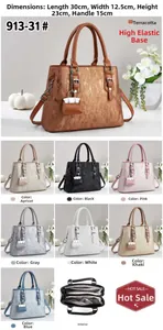 Détails du grand sac à main pour femme en 8 couleurs avec structure interne et dimensions