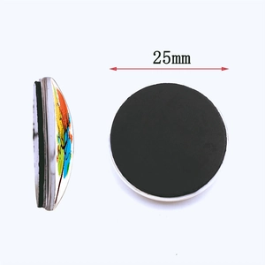25mm Tree of Life crystal glass refrigerator magnet with magnetic base for home decor