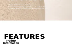 Close-up of soft off-white knitted texture detail for elegant fashion accessories