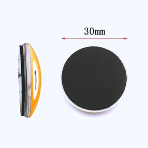 30mm crystal glass snooker ball fridge magnet with number one design for home decor
