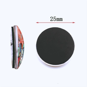 Abstraktes Sternenhimmel-Haus 25mm Kristallglas Kühlschrankmagnet für Dekoration