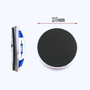 Round 25mm Israel flag crystal glass refrigerator magnet with strong magnetic back