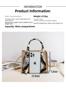 Detailansicht der apricotfarbenen Handtasche mit Krokodilmuster und Seidenschal-Griff